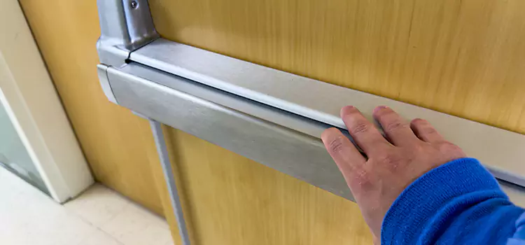 Installing a Push Bar on a Door Mission Viejo